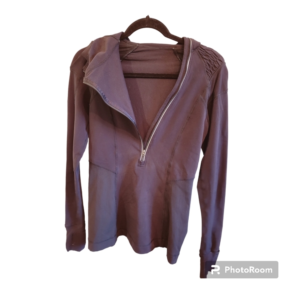 NWOT Lululemon Cross Train Long Sleeve Top (Black) - Picture 5 of 13